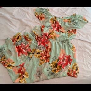 Express Flowy, Floral Resort Dress